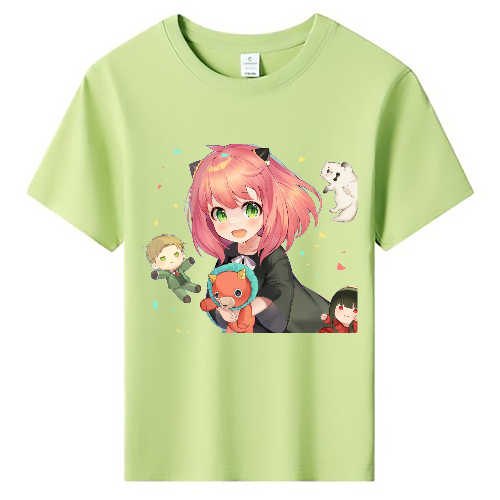 （画像用） SPY×FAMILY间谍家家酒 綿100％キッズTシャツ（フロントプリント）